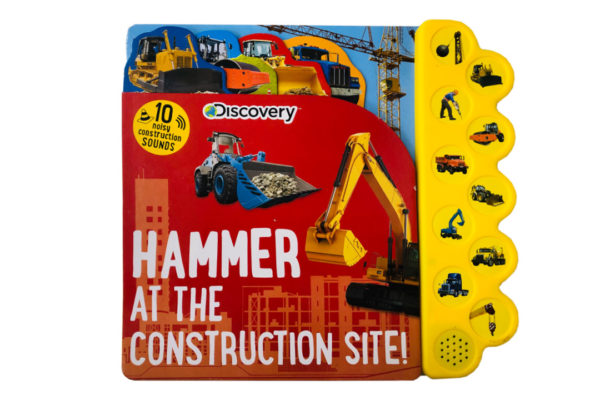 Children’s Book「Hammer at the Construction Site 10 Button Sound Books」/ 読み聞かせ絵本「建設現場で工事しよう！」