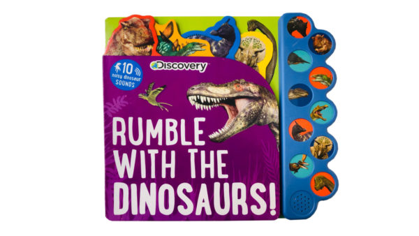 Dinosaur Sounds「Rumble with the Dinosaurs 10 Button Sound Books」/ 読み聞かせ絵本「恐竜達と一緒に騒ごう！ 10個のボタンと歌の絵本」