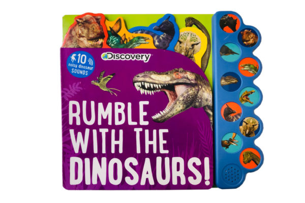 Dinosaur Sounds「Rumble with the Dinosaurs 10 Button Sound Books」/ 読み聞かせ絵本「恐竜達と一緒に騒ごう！ 10個のボタンと歌の絵本」