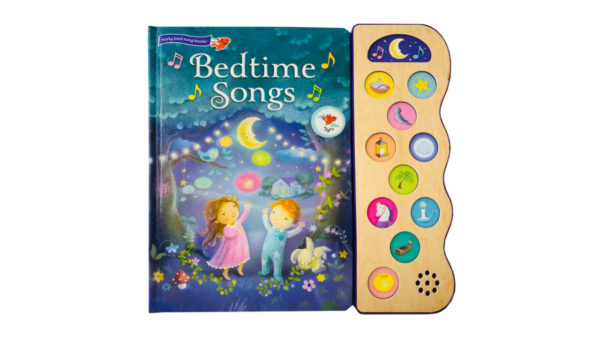 Children’s Book「Bedtime Songs 11 Button Song Book」/ 読み聞かせ絵本「ベッドタイムソングス 11個のボタンと歌の絵本」